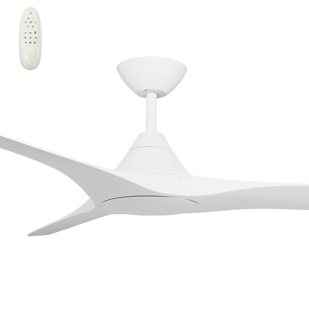 White Calibo Smart CloudFan 48" (1220mm) ABS Energy Efficient DC Ceiling Cloud Fan and Remote